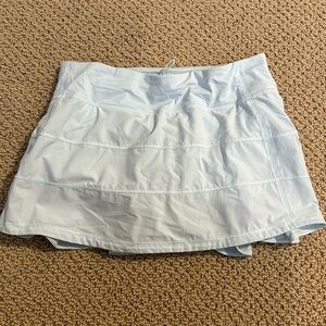 Super cute pace rival mid rise skirt! - short length! Light blue!